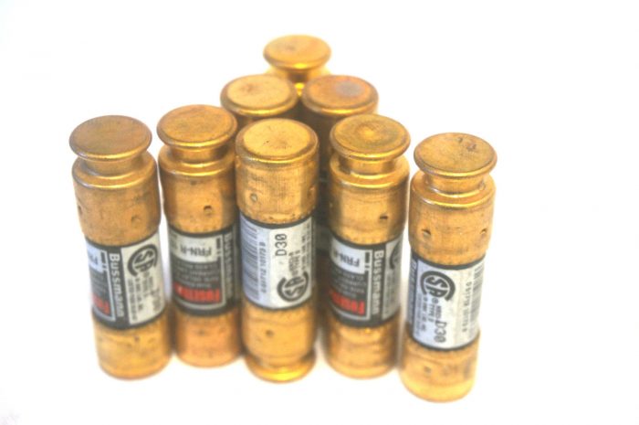 8 NEW BUSSMANN FUSETRON FRN-R-10 FUSES FRNR10 - SB Industrial Supply, Inc.
