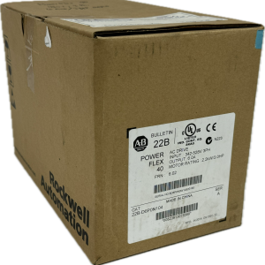 ALLEN BRADLEY 22B-D6P0N104 POWERFLEX 40 3HP SER. A FRN: 6.02 NEW SURPLUS