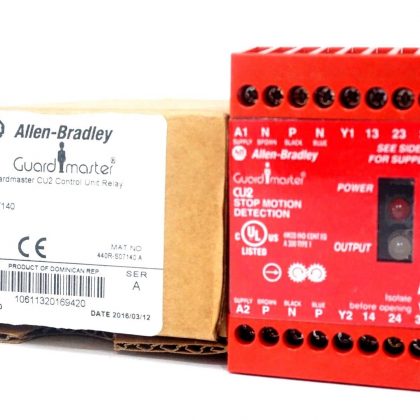 NEW ALLEN BRADLEY 440R-S07140  GUARDMASTER CU2 CONTROL UNIT RELAY 440RS07140