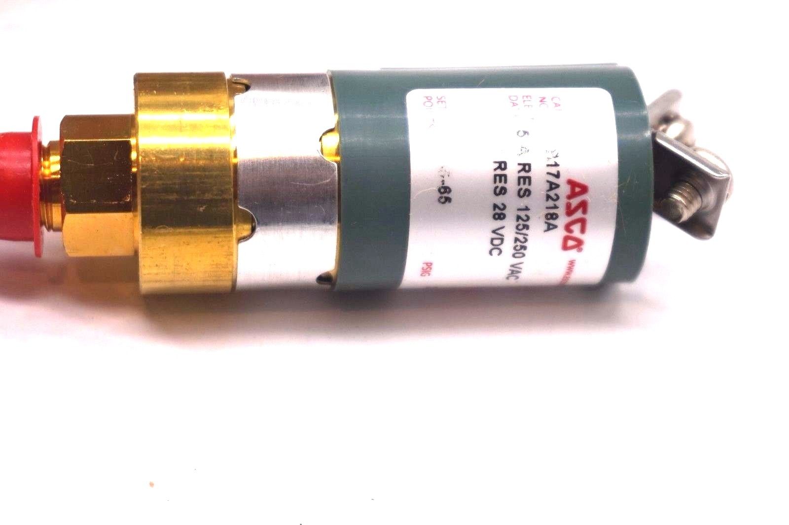 NEW ASCO JB17A218A PRESSURE SWITCH SB Industrial Supply, Inc.