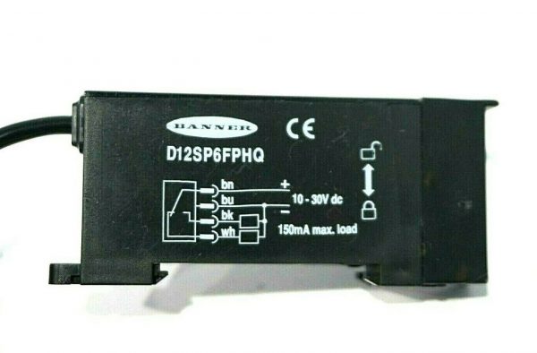 NEW BANNER ENGINEERING D12SP6FPHQ FIBER OPTIC SENSOR - Image 3