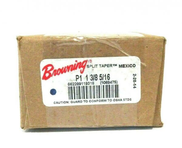 NEW BROWNING P1 1 3 /8 5 /16 SPLIT TAPER BUSHING P1138516 - Image 3