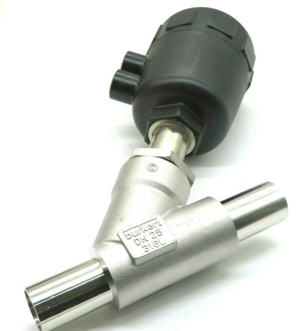NEW BURKERT 2000 A 25,0 PTFE VA ANGLE SEAT VALVE 00154678 - Image 3