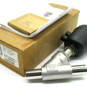 NEW BURKERT 2000 A 25,0 PTFE VA ANGLE SEAT VALVE 00154678