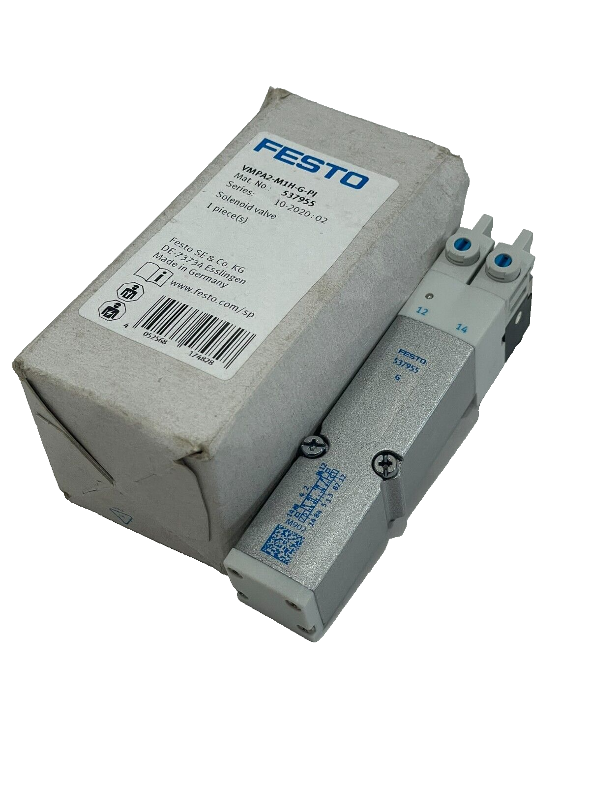 NEW FESTO VMPA2-M1H-G-PI SOLENOID VALVE 537955 VMPA2M1HGPI - SB