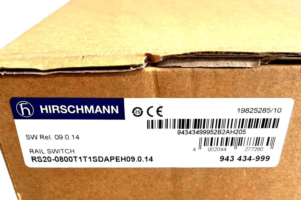 NEW HIRSCHMANN 943 434-999 ETHERNET RAIL SWITCH 943434999 - SB ...