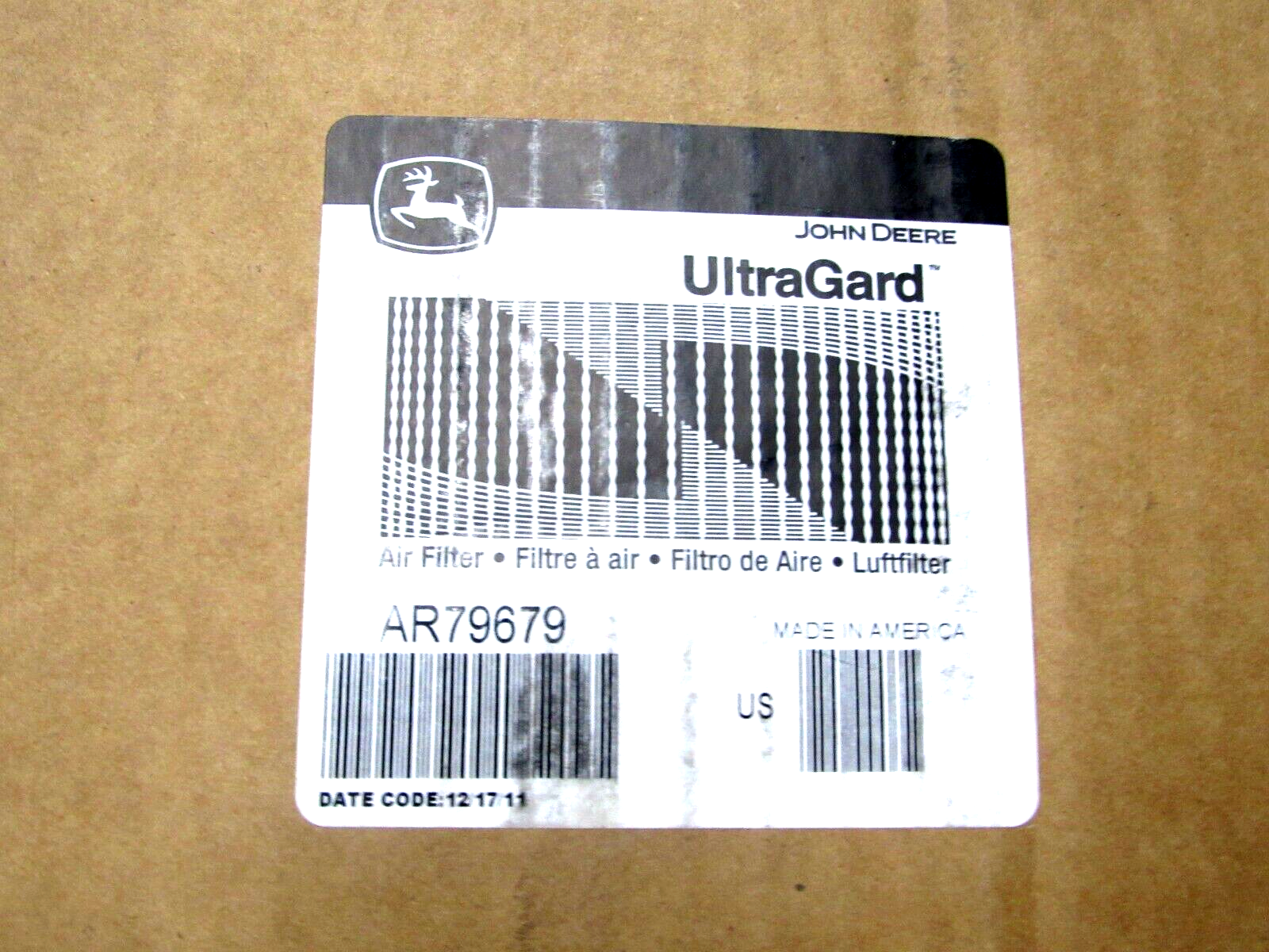 NEW JOHN DEERE AR79679 AIR FILTER ULTRA GARD - SB Industrial Supply, Inc.