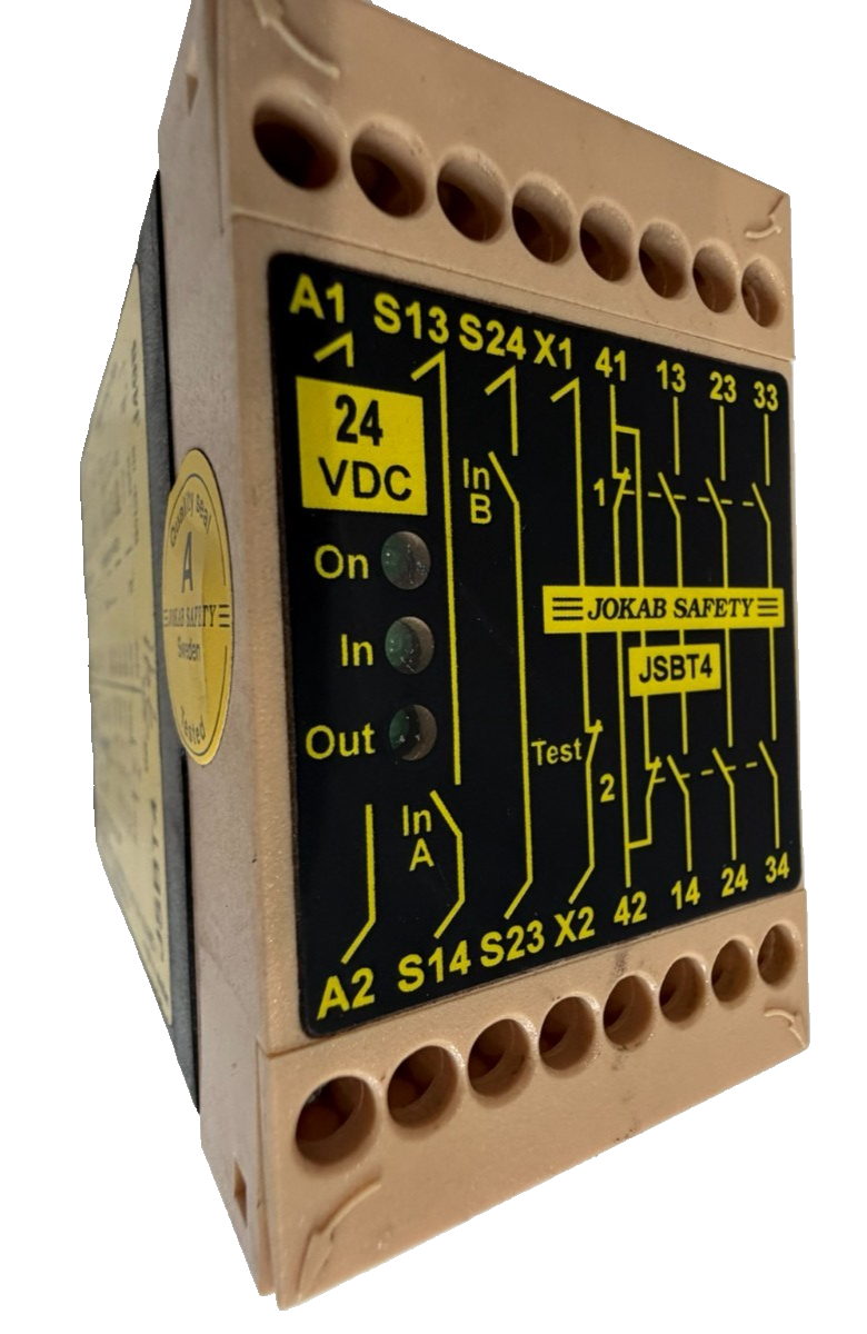 NEW JOKAB SAFETY JSBT4 SAFETY RELAY 24VDC - Image 3