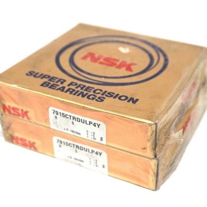 NEW SET NSK 7915CTRDULP4Y ANGULAR CONTACT BEARING SET