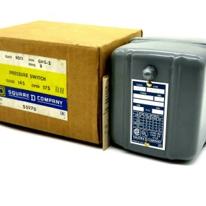 NEW SQUARE D 9013-GHG-2 PRESSURE SWITCH SERIES B 9013GHG2