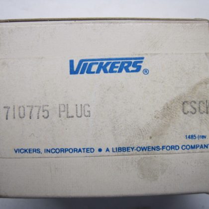 NEW VICKERS 710775 PLUG LOT OF 2