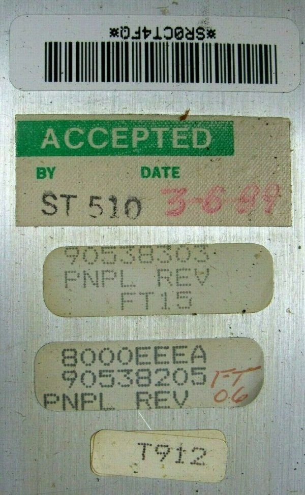 USED ALLEN BRADLEY 8200 OPERATOR PANEL TCB457-2 90538303 90538205 8000EEEA - Image 6