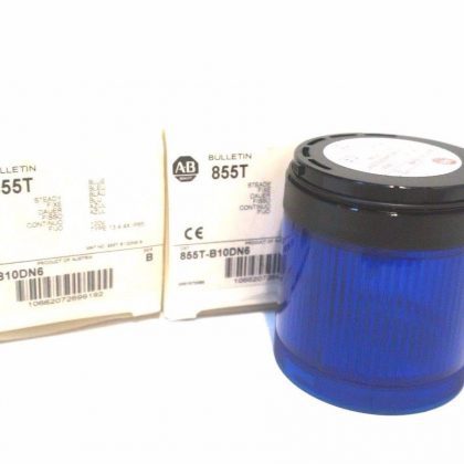 2 NEW ALLEN BRADLEY 855T-B10DN6 STACK TOWER LIGHT SER.B 855TB10DN6