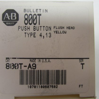 6 NEW ALLEN BRADLEY 800T-A9 PUSHBUTTON 800TA9