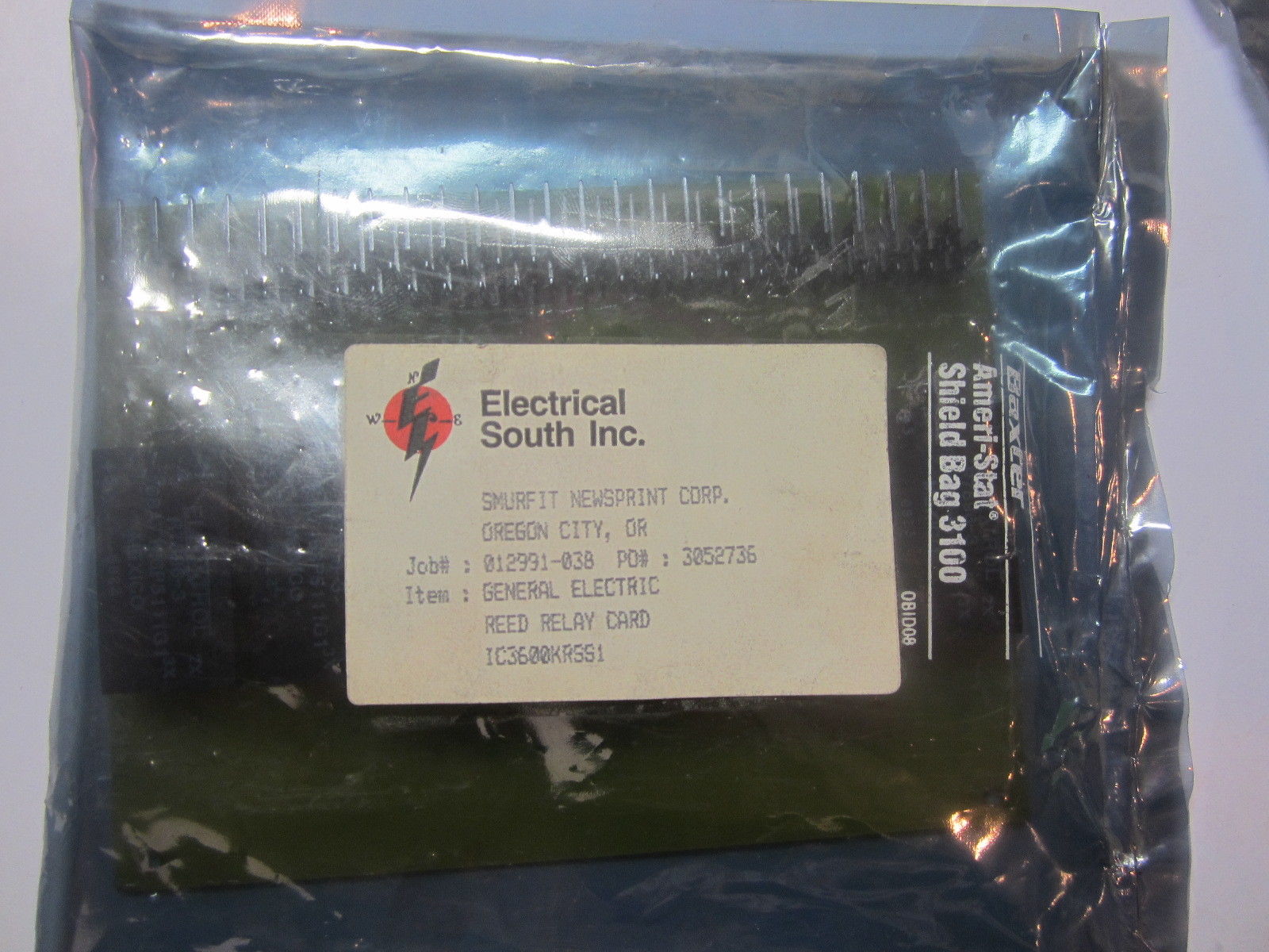 REFURBISHED GE FANUC IC3600KRSS1 SEALED RELAY CARD IC3600KRSS1A