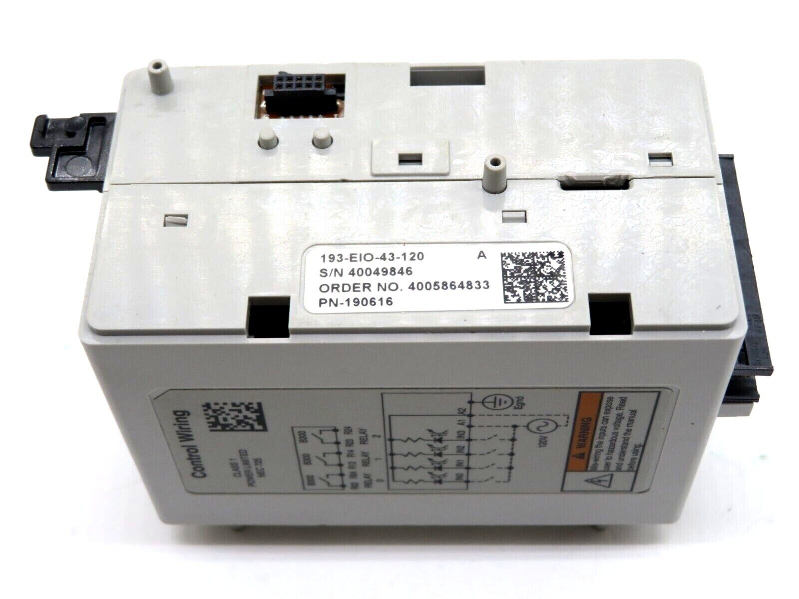 NEW ALLEN BRADLEY 193-EIO-43-120 AC CONTROL MODULE SEREIS A