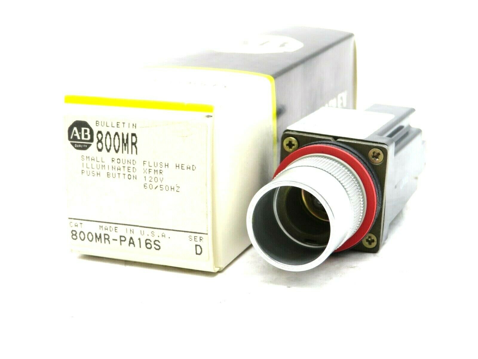 NEW ALLEN BRADLEY 800MR-PA16S PUSH BUTTON SERIES D 800MRPA16S - SB ...