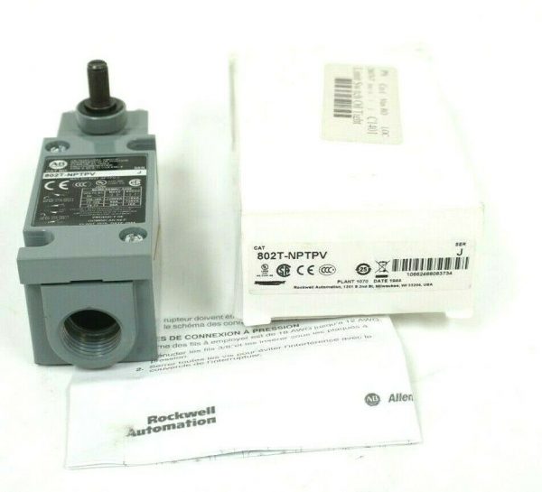 NEW ALLEN BRADLEY 802T-NPTPV SER J OILTIGHT LIMIT SWITCH 802TNPTPV - Image 5