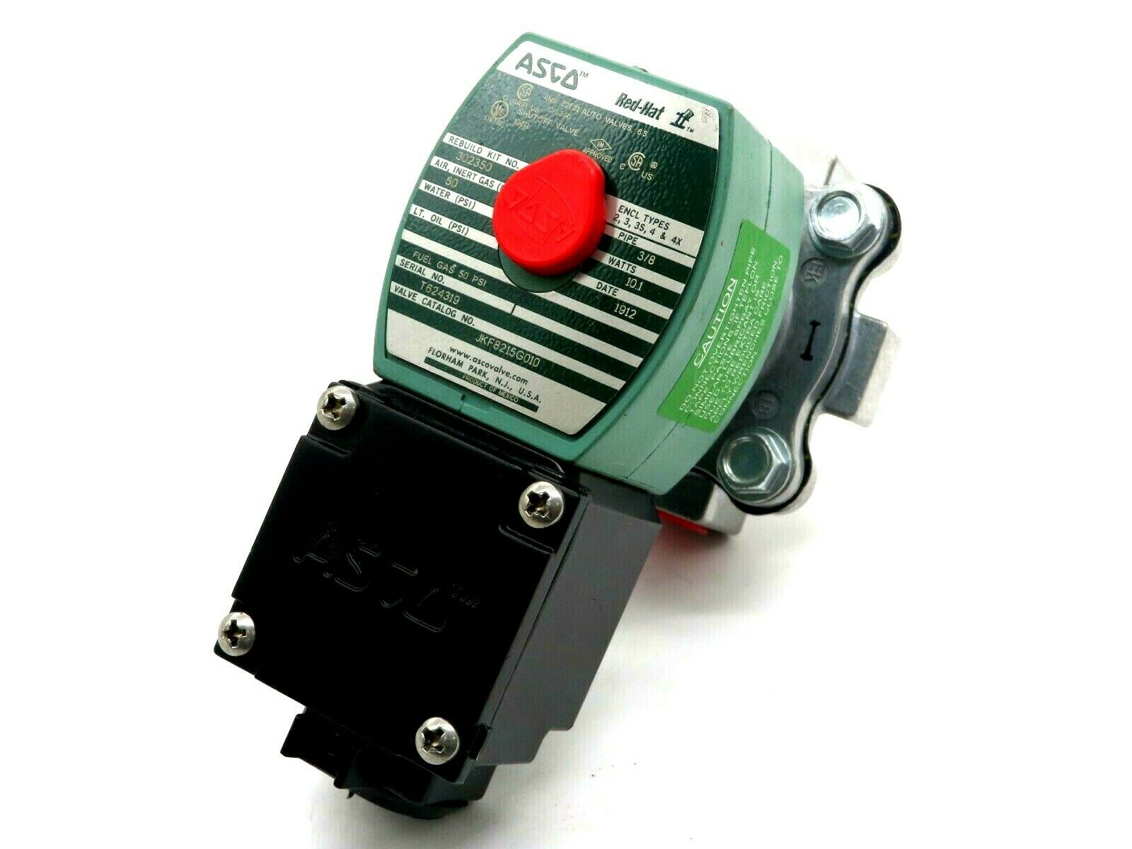 NEW ASCO VALVES JKF8215G010 SOLENOID VALVE