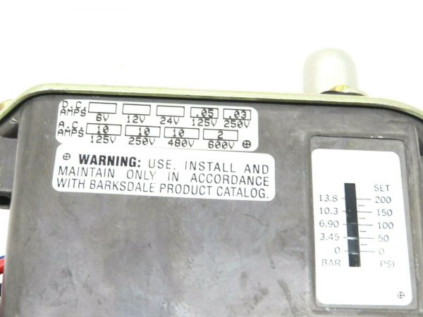 NEW BARKSDALE C9612-0 PRESSURE ACTUATED SWITCH C96120 - Image 5