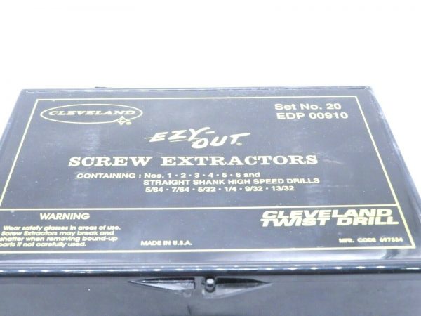 NEW CLEVELAND C00910 SCREW EXTRACTORS EPD 00910 - Image 4