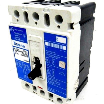 NEW CUTLER HAMMER EHD3020L CIRCUIT BREAKER 6638C94G85