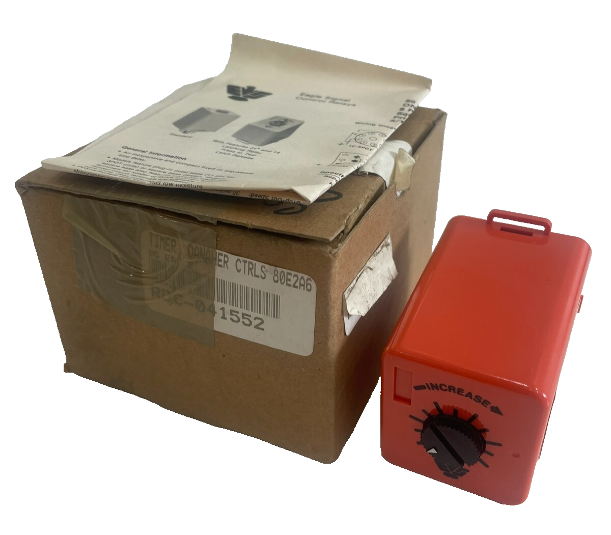 NEW DANAHER CONTROLS 80E2A606 TIME DELAY RELAY 120V 60HZ