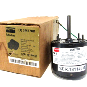 NEW DAYTON 3M778D MOTOR 1550 RPM 1/20HP