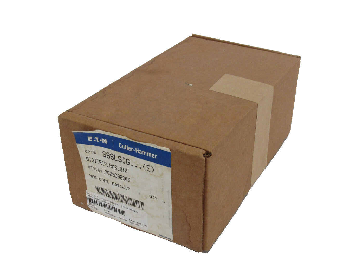 NEW EATON S86LSIG CIRCUIT BREAKER TRIP UNIT 7829C08G06 - SB Industrial ...