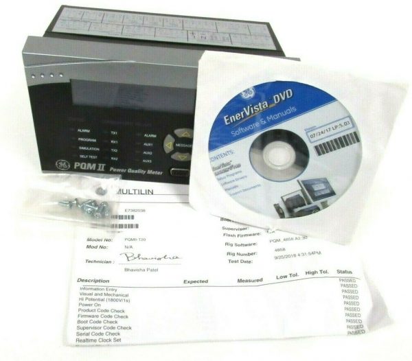 NEW GE PQMIII-T20 73D224C4.000 PQM II POWER QUALITY PANEL METER PQMIIT20 - Image 7