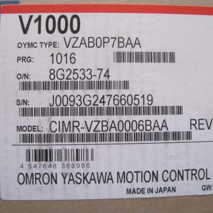 NEW OMRON YASKAWA V1000 CIMR-VZBA0006BAA