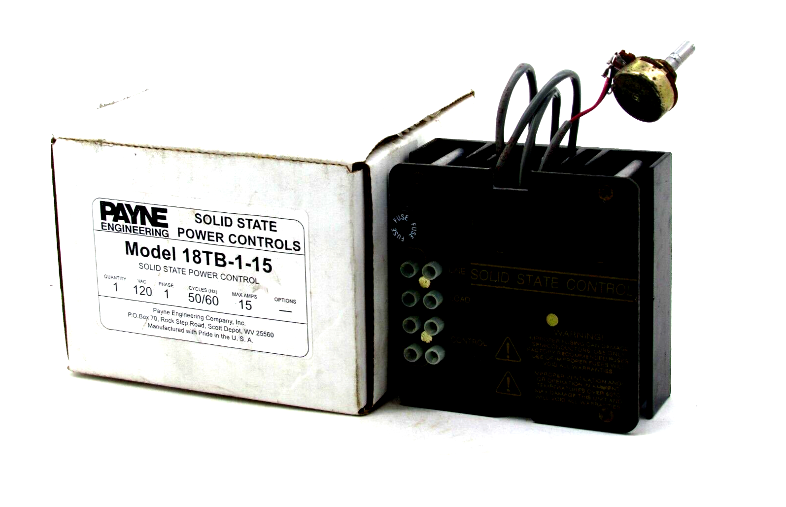 Power Controls Gift Module NEW PAYNE ENGINEERING 18TB-1-15 POWER CONTROLS 18TB115 - SB Industrial ...