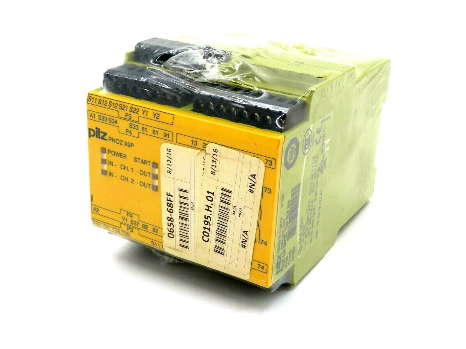 NEW PILZ PNOZ-X9P-24VDC-7N/O-2N/C-2SO SAFETY RELAY PNOZX9P24VDC7NO2NC2SO