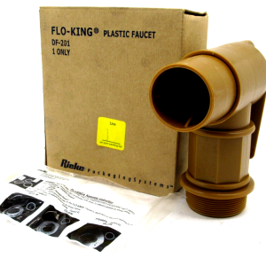 NEW RIEKE FLO-KING DF-201 PLASTIC DRUM FAUCET DF201