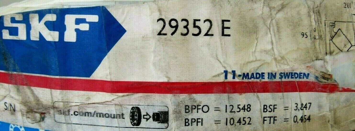 NEW SKF 29352 E SPHERICAL THRUST ROLLER BEARING 29352 E - SB Industrial ...
