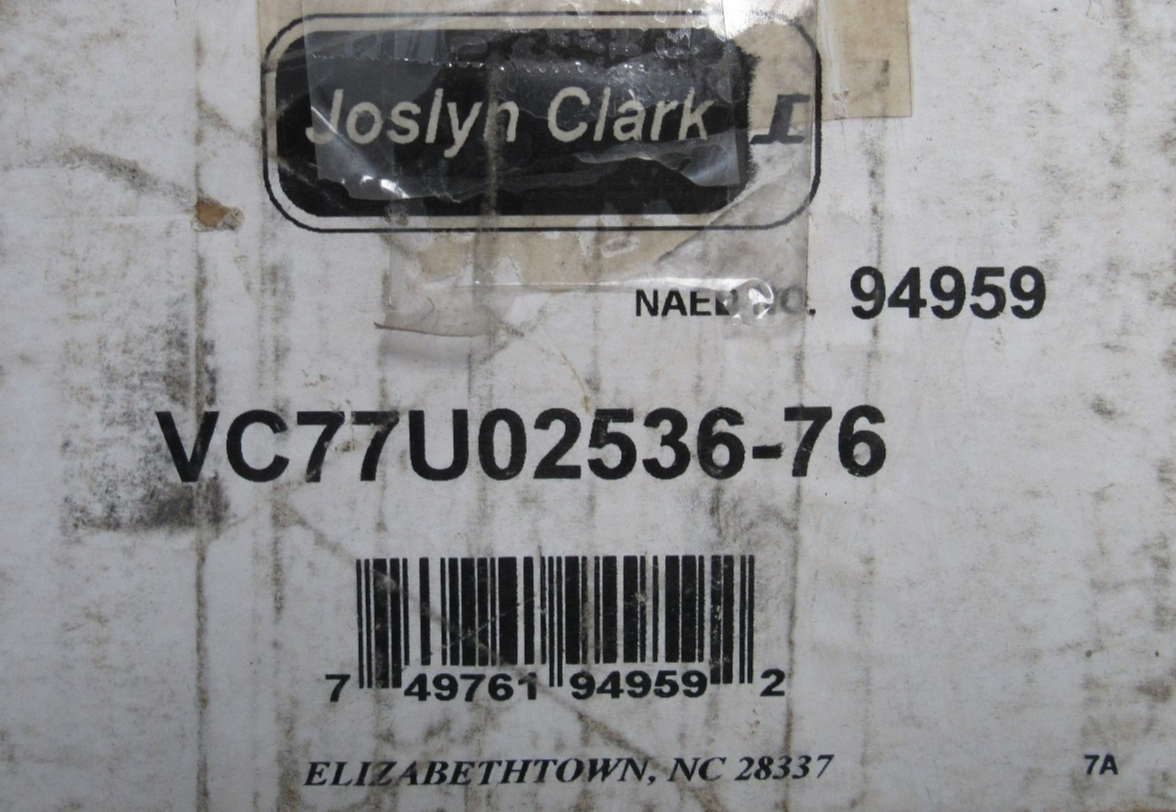 USED JOSLYN CLARK VC77U02536-76 VACUUM CONTACTOR VC77U0253676 - Image 3