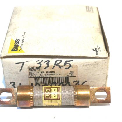 10 NEW COOPER BUSSMANN KAC-45 TRON FUSES KAC45
