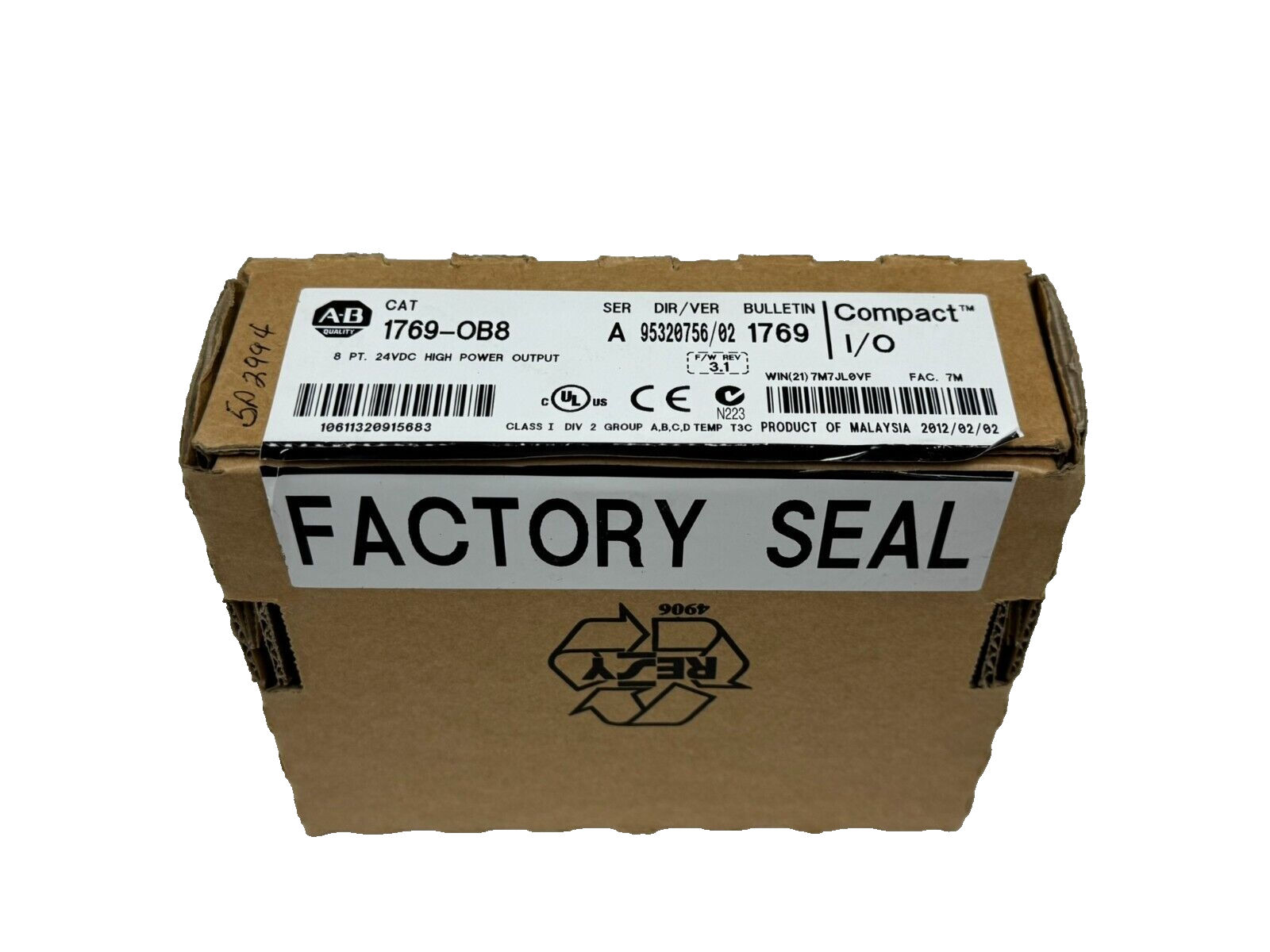 ALLEN BRADLEY 1769-OB8 OUTPUT MODULE SER. A COMPACTLOGIX NEW SURPLUS - Image 5