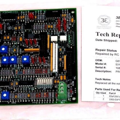 FANUC 531X133PRUANG1 PROC INTERFACE BOARD REPAIRED
