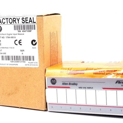NEW ALLEN BRADLEY 1794-IA8 FLEX 8 POINT DIGITAL INPUT MODULE SERIES A 1794IA8