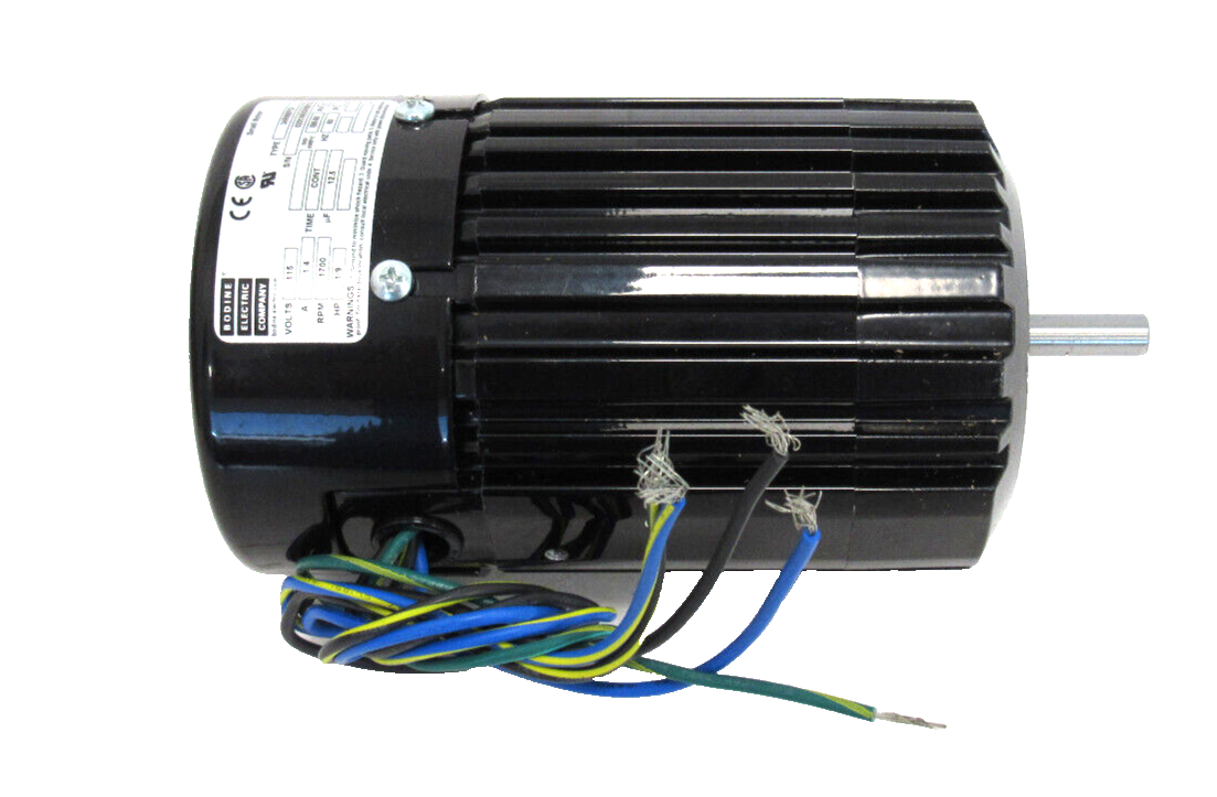 NEW BODINE ELECTRIC 34R6BFCI MOTOR 0291AE 115V 1700RPM 1/9HP - Image 3