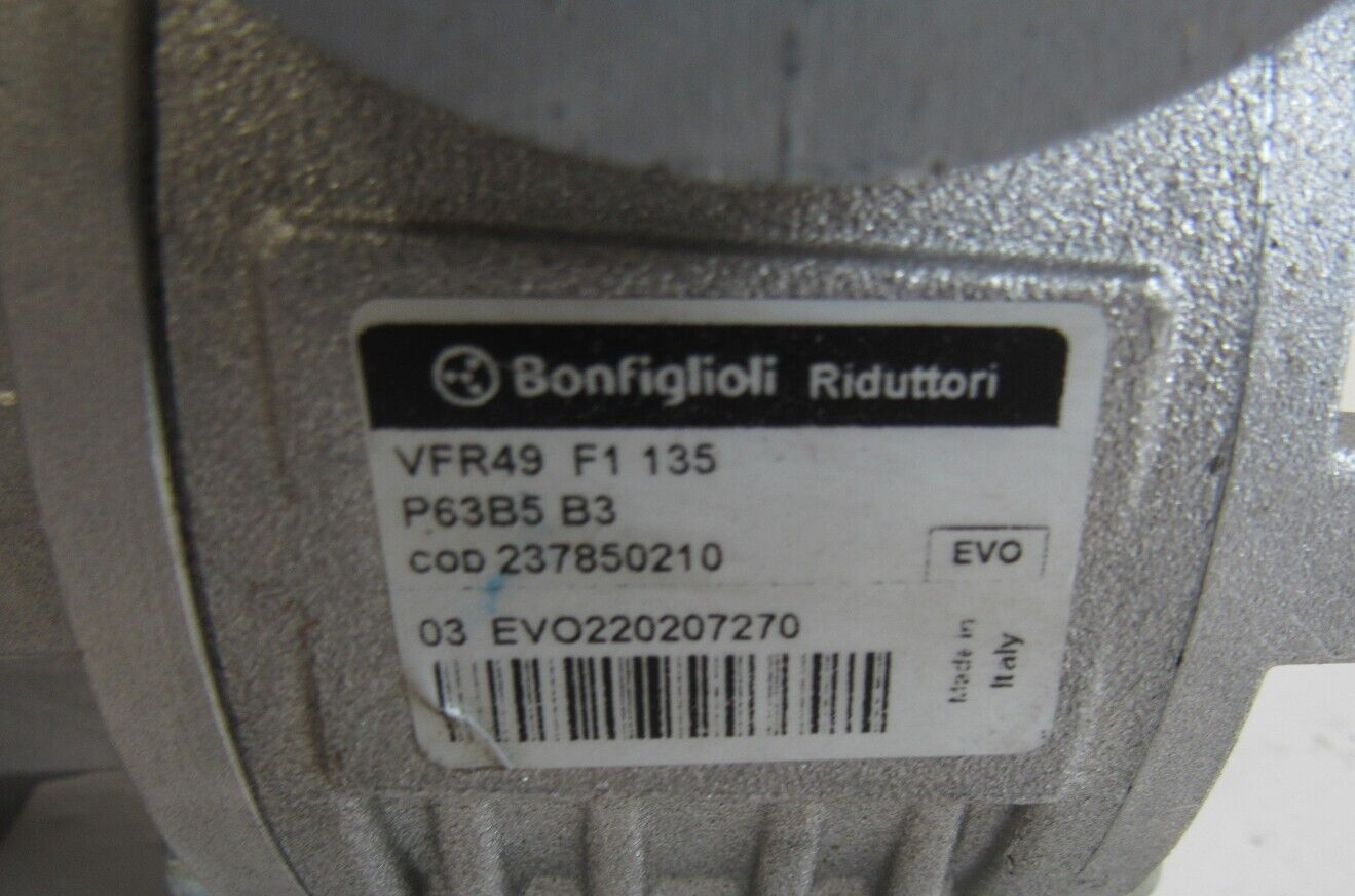 NEW BONFIGLIOLI VFR49 F1 135 P63B5B3 GEAR REDUCER VFR49F1135P63B5B3 - Image 4