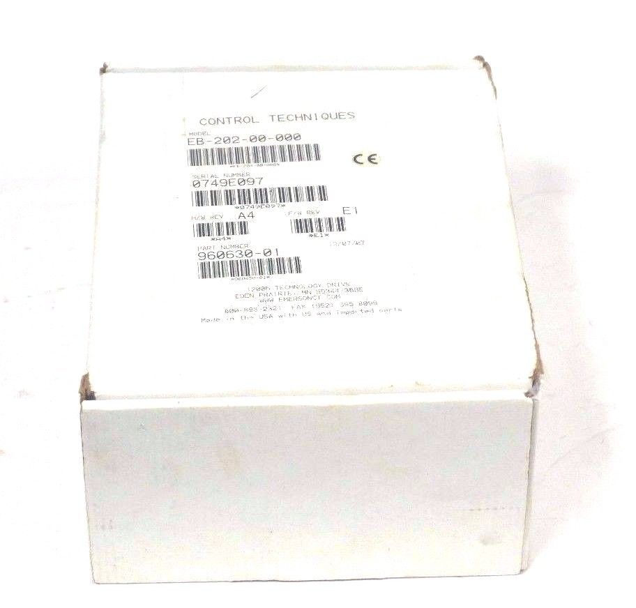 NEW CONTROL TECHNIQUES EB-202-00-000 SERVO DRIVE 960630-01