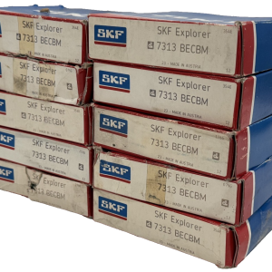 NEW LOT OF 10 SKF 7313 BECBM ANGULAR CONTACT BEARINGS 7313BECBM