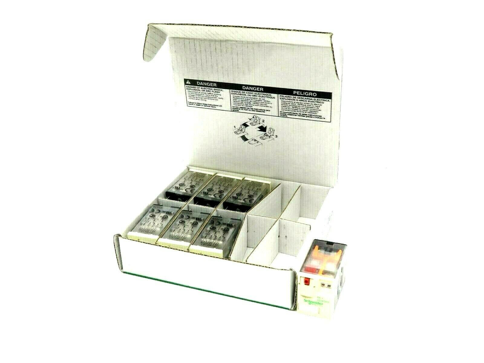 NEW LOT OF 7 SCHNEIDER ELECTRIC RPM21E7 POWER RELAY - Image 3
