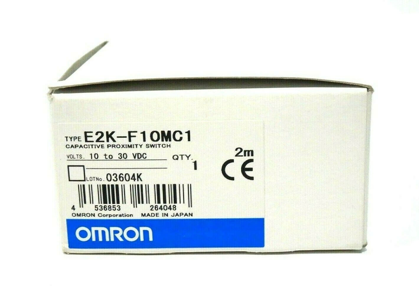 New In Box OMRON E2K-F10MC1 Proximity Switch E2KF10MC1 