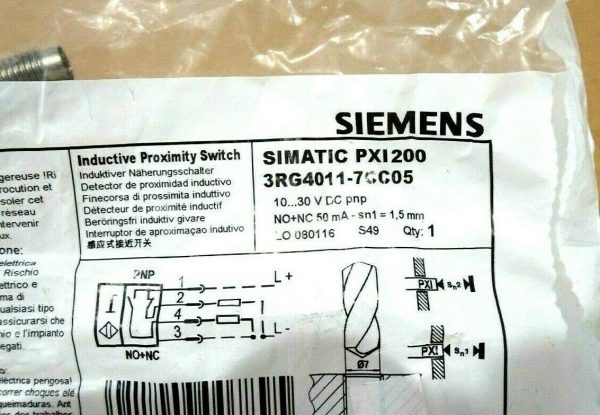 NEW SIEMENS 3RG4011-7CC05 PROXIMITY SWITCH 3RG40117CC05 - Image 3