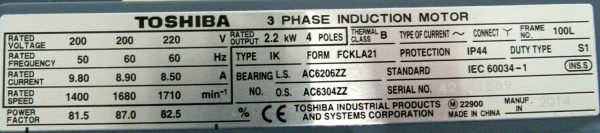 NEW SUMITOMO E3P-20-2.2-S1450-E PUMP E3P 220V E3P2022S1450E - Image 4