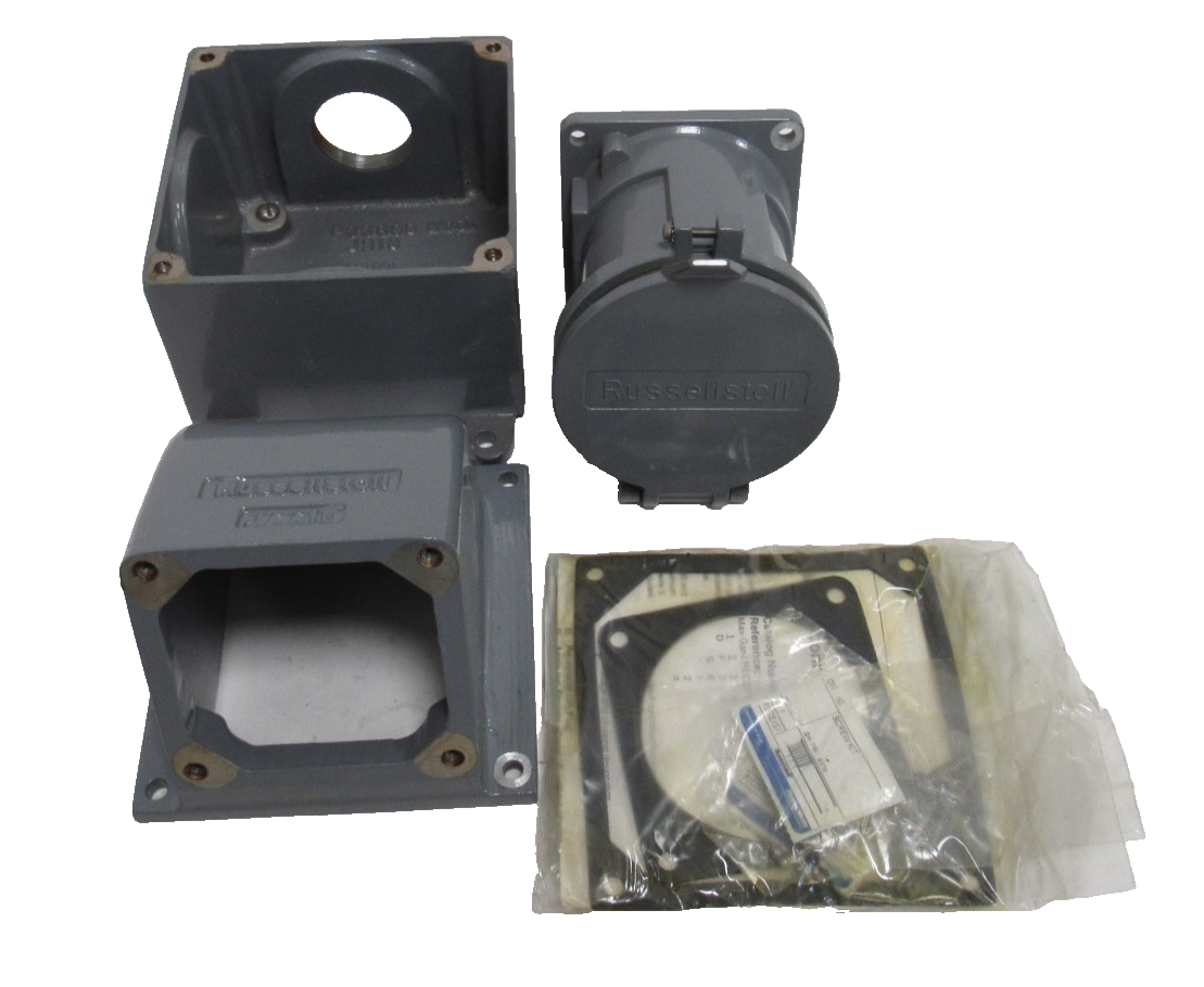 NEW THOMAS & BETTS DF6414FRAB0 RECEPTACLE 60A 3PH 600V - Image 3