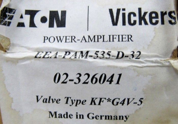 NEW VICKERS EEA-PAM-535-D-32 AMPLIFIER CONTROL EEAPAM535D32 02-326041 - Image 5